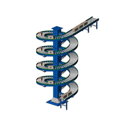Convoyeur en spirale - EMRG series - FERGACOM CONVEYOR S.L. - à rouleaux / à vis / à rouleaux coniques