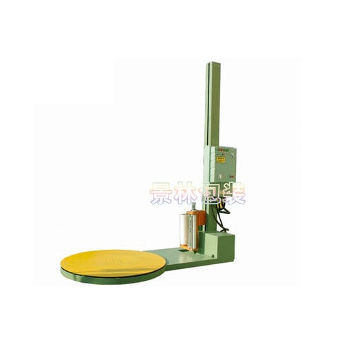 Banderoleuse à plateau tournant - JL2100-E - Shanghai Jinglin Packaging Machinery Co.,Ltd - semi-automatique / de palettes / à film étirable