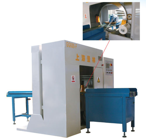 Banderoleuse orbitale - GG - Shanghai Jinglin Packaging Machinery Co.,Ltd - automatique / à film étirable / film à bulle