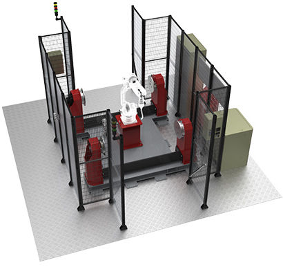 Cellule robotisée de soudage - TSH O-010B - TDRi Robotics AB