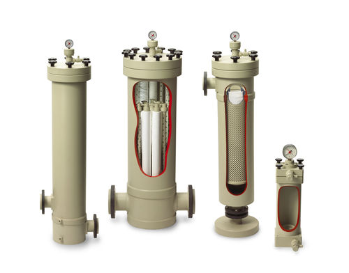 Carter de filtre à cartouche - Contec GmbH Industrieausrüstungen - pour liquide / en matière plastique