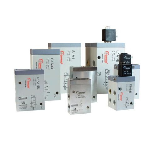 Distributeur pneumatique à clapet - A series - Bonesi Pneumatik s.r.l. - actionné pneumatiquement / actionné par solénoïde / électropneumatique