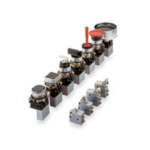 Distributeur pneumatique à clapet - 310 series - Bonesi Pneumatik s.r.l. - avec actionnement manuel / 3/2 / 5/2 voies