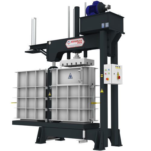 Presse à balles pour textiles - HTB50 - HIDROKAR PRES INDUSTRY AND TRADE CO. - pour emballage / à chambre verticale / à chargement frontal