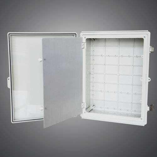 Boîtier double porte - JL-F Series - JIANGSU JIANLONG ELECTRICAL CO.,LTD - montage mural / rectangulaire / en plastique