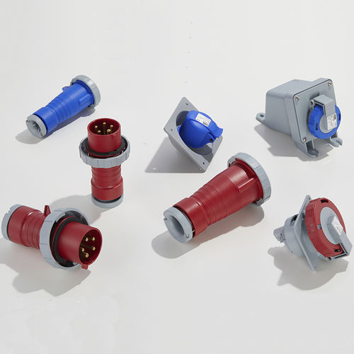 Prise et fiche étanche - JIANGSU JIANLONG ELECTRICAL CO.,LTD - 2 pôles / 3 pôles / 4 pôles