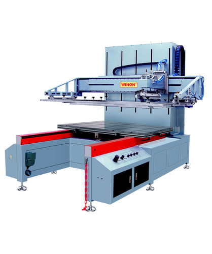 Machine de sérigraphie automatique - 1 000 x 1 500 mm, 300 p/h | WSC-1500BE - WINON INDUSTRIAL CO.,LTD - couleur / pour lattes en bois / grand format