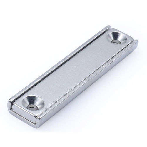 Aimant en néodyme - HYF07-02 - U-Polemag Industry Ltd - de maintien / avec perçage / revêtu de nickel