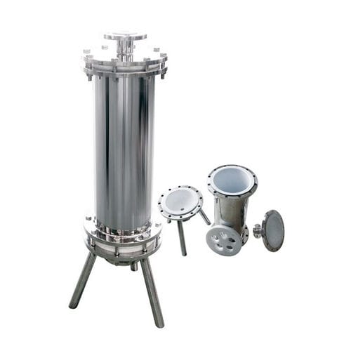 Carter de filtre à sac - SSFH series - Membrane Solutions LLC - pour liquide / en acier inoxydable