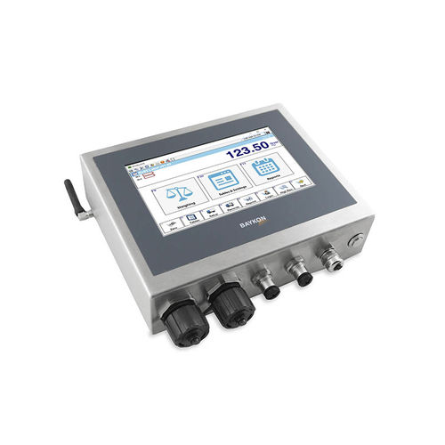 Terminal de pesage avec écran tactile - BX07M - BAYKON Industrial Weighing Systems - IP65 / Profibus / Ethernet