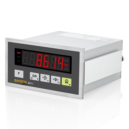Indicateur de pesage affichage à LED - BX11 - BAYKON Industrial Weighing Systems - encastrable / pour environnements sévères / Ethernet