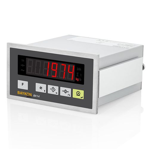Indicateur/contrôleur de pesage numérique - BX14  - BAYKON Industrial Weighing Systems - batch / IP65 / pour montage sur panneau