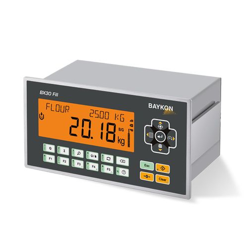 Indicateur de pesage numérique - BX30 Fill - BAYKON Industrial Weighing Systems - encastrable / IP65 / IP67