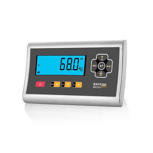 Indicateur de pesage affichage LCD - BX21/S  - BAYKON Industrial Weighing Systems - benchtop / mural / IP67
