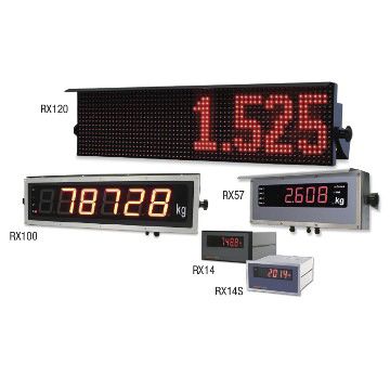 Indicateur de pesage à distance - RX series Remote Displays - BAYKON Industrial Weighing Systems - affichage à LED / encastrable / IP65