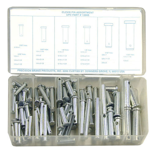 Axe de chape en acier au carbone - 13965 - Precision Brand Products - avec trou d'épingle