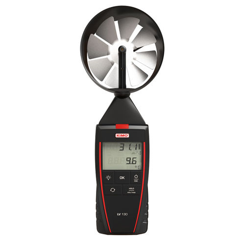 Thermo-anémomètre à hélice - LV 130 - Sauermann - portable / numérique / alimenté par batterie