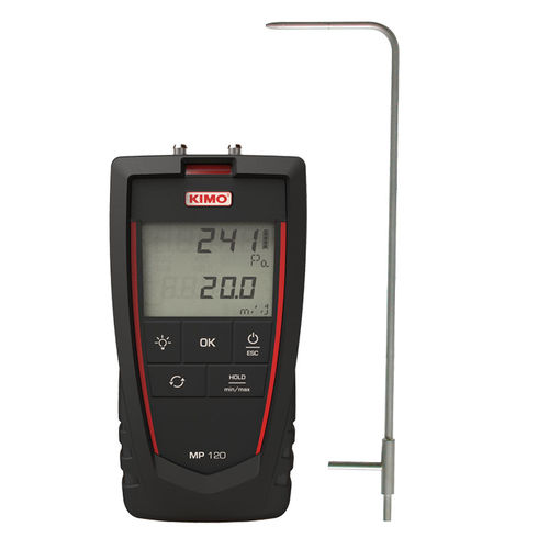 Manomètre numérique - MP 120 - Sauermann - électronique / IP54 / pour air