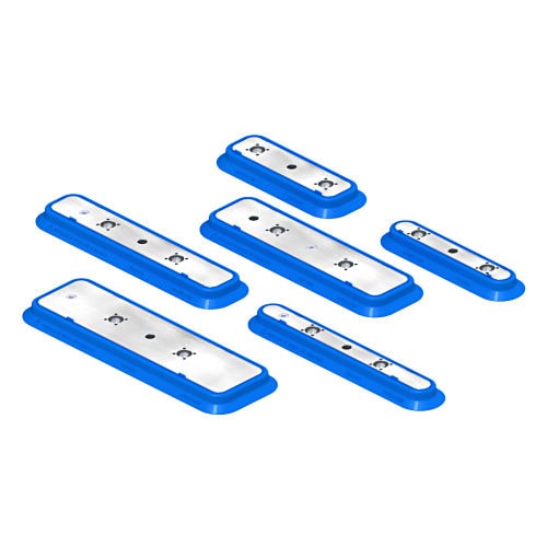 Ventouse ovale - OC12-128-NBR - ANVER Vacuum System Specialists - rectangulaire / en PUR / en NBR