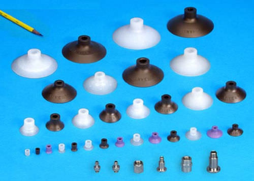 Ventouse à soufflet - F series - ANVER Vacuum System Specialists - circulaire / plate / en silicone