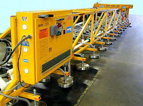 Palonnier à ventouse pour charges lourdes - E700M160-1293-40/53 - ANVER Vacuum System Specialists - horizontal / électrique