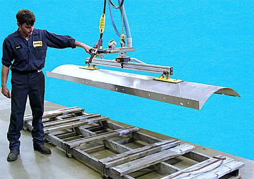 Palonnier à ventouse pour charges cylindriques - VBS-D2-Q - ANVER Vacuum System Specialists - horizontal / électrique