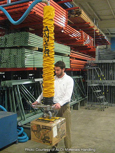 Tube de levage par le vide pour carton - VT140-2.5 - ANVER Vacuum System Specialists