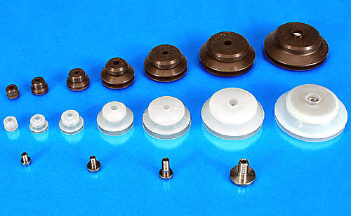 Ventouse à soufflet - C-BS series - ANVER Vacuum System Specialists - en nitrile / en silicone / en polyuréthane