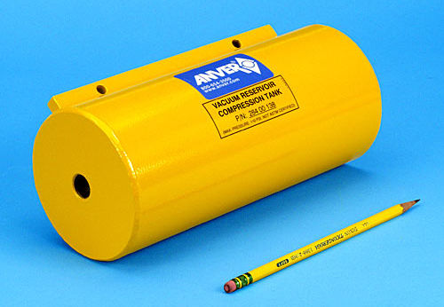 Réservoir de vide - 28400138	 - ANVER Vacuum System Specialists - en acier / en enduit / horizontal