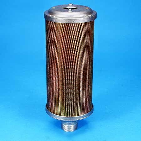 Silencieux d'échappement - MU series - ANVER Vacuum System Specialists - pour pompe à vide / en aluminium / en acier
