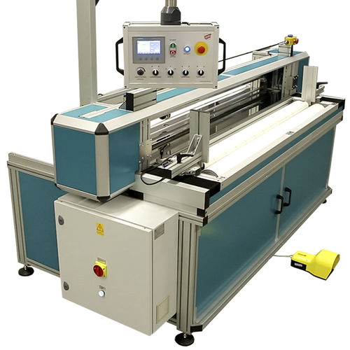 Ligne de découpe transversale à couteau - CTLR-2000 - REXEL - pour tissus / automatique