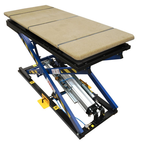 Table élévatrice à ciseaux - ST-3/KPO - REXEL - pneumatique / stationnaire / de chargement