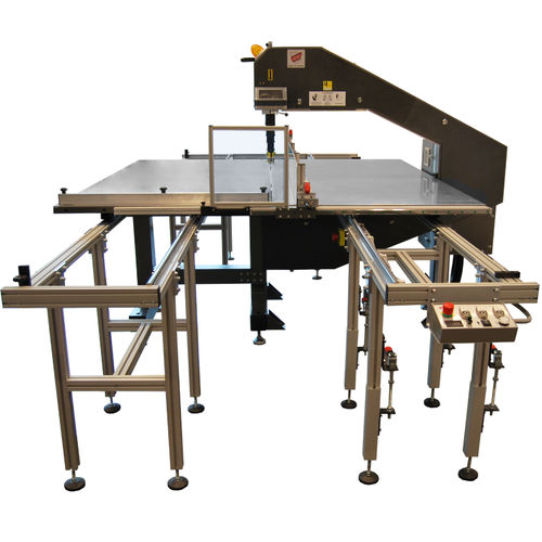 Machine de découpe à couteau à bande - R1000/PB - REXEL - pour textiles / pour tissu multicouche / de tissus monocouche