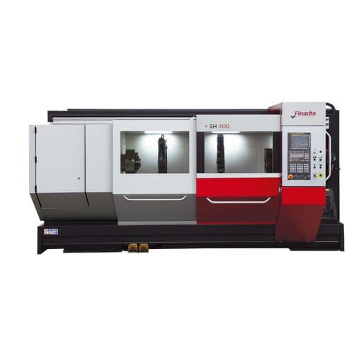 Tour CNC - SH series - Pinacho Lathes - horizontal / 4 axes / à banc plat