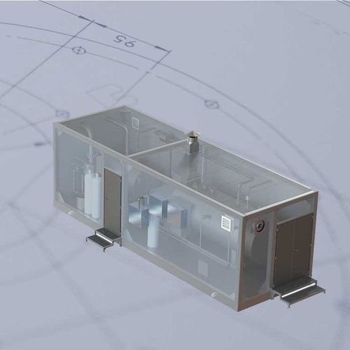 Unité de production pour l'industrie chimique - EP MECA - en container