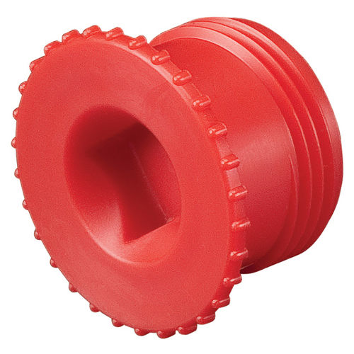 Bouchon à empreinte carrée - TPSD series - Caplugs - rond / fileté / en polypropylène