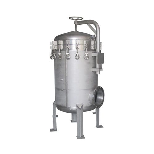 Carter de filtre multicartouche - MSV series - Filtrafine - pour liquide / en acier inoxydable / gros débit