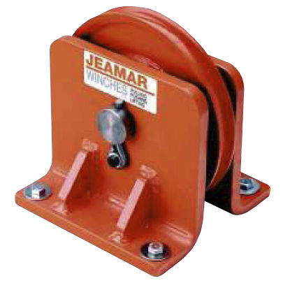 Poulie à roue libre - VB series - Jeamar Winches - à gorge / pour câble / en acier
