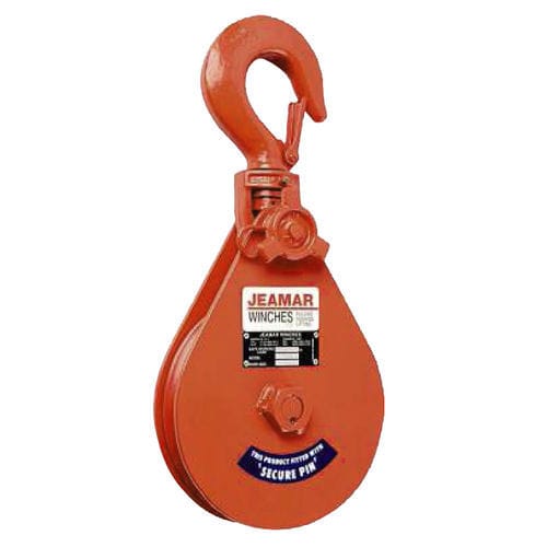 Poulie ouvrante à gorge - SB/HB series - Jeamar Winches - à roue libre / pour câble / en acier