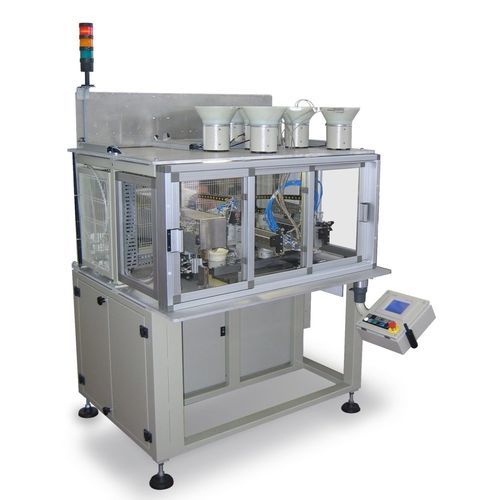 Machine d'assemblage semi-automatique - K20 - ACS - Automation Control System - de serrures / linéaire