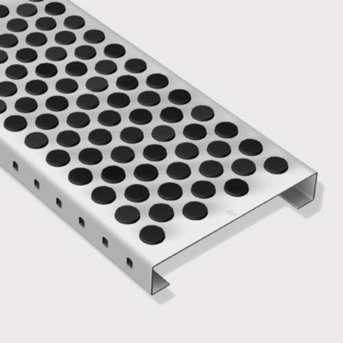Caillebotis en métal - 2.0 - 3.0 mm | Rubber Stud - Graepel - tôle / antidérapant
