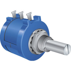 Potentiomètre monotour - H-385 - BOURNS - manuel / à plastique conducteur / de précision