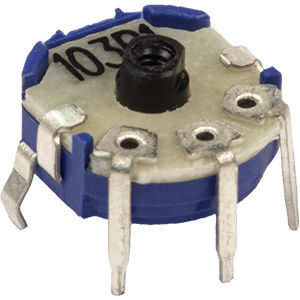 Potentiomètre rotatif - P series - BOURNS - manuel / cermet / à plastique conducteur