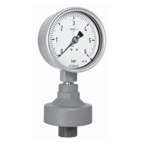 Séparateur à membrane avec raccord fileté - D711   - Manfred Jünemann Mess- und Regeltechnik GmbH - pour manomètre / pour process chimique / chimique