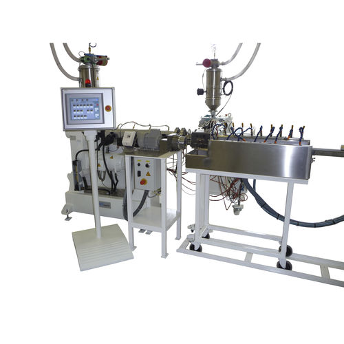 Ligne d'extrusion pour applications médicales - KES series - Ematik GmbH - de tubes / pour thermoplastiques / de tuyau spirales