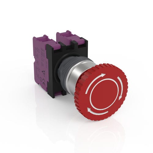Bouton poussoir d'arrêt d'urgence - SS22-8102F - Wenzhou Jinhong Electrical Appliance - IP65 / IP20 / 2NF
