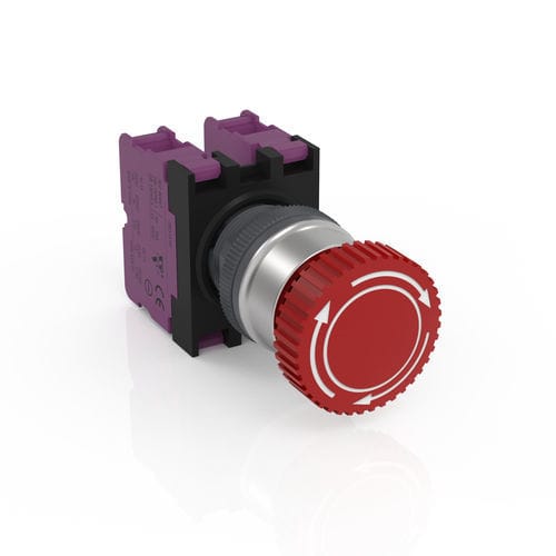Bouton poussoir d'arrêt d'urgence - SS22-X102F - Wenzhou Jinhong Electrical Appliance - IP65 / IP20 / 2NF