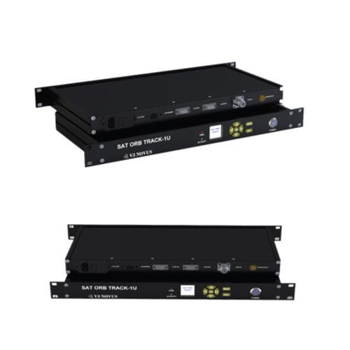 Récepteur satellite - 1U - V3Novus Pvt Ltd - de suivi / RS232 / Ethernet
