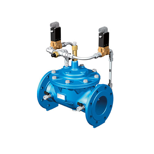 Vanne à membrane - K4 HYDROSTAB - Belgicast - à actionneur électrique / de contrôle / régleuse de débit