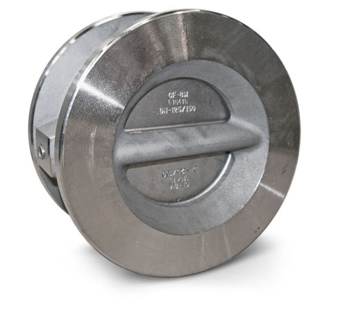 Clapet anti-retour à double battant - Belgicast - en bronze / en aluminium / compact